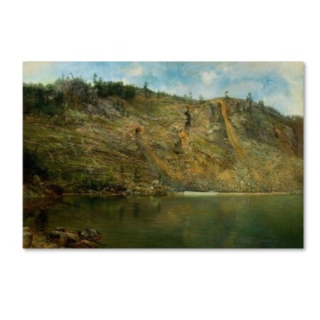 Trademark Fine Art Homer Dodge Martin 'The Iron Mine Port Henry Ny' Canvas Art, 16x24 AA00370-C1624GG